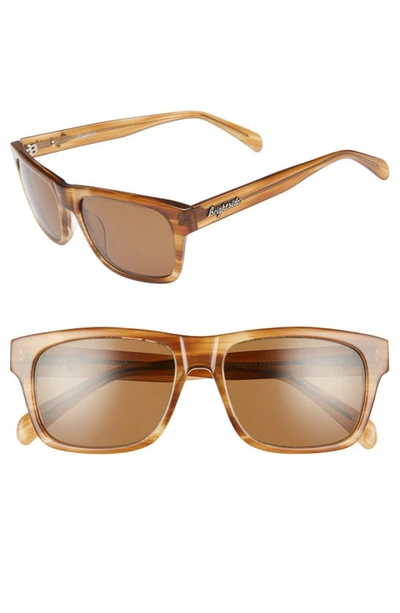 Shop Brightside Wilshire 55mm Square Sunglasses In Cedar/ Brown