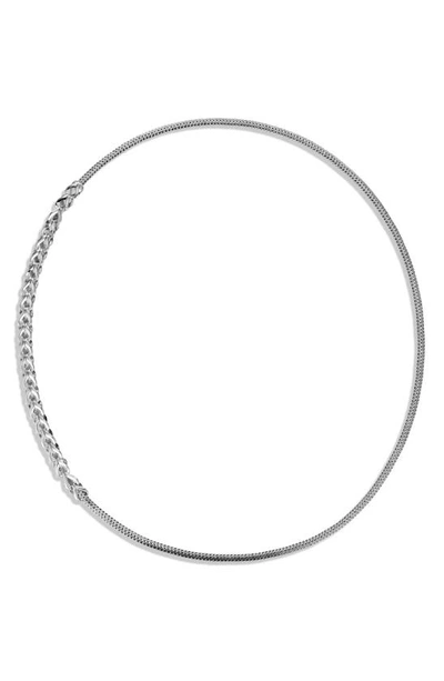 Shop John Hardy Asli Classic Chain Long Necklace In Silver