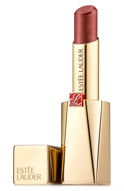 Shop Estée Lauder Pure Color Desire Crème Lipstick In Deny-chrome