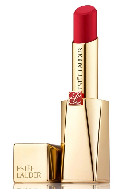 Shop Estée Lauder Pure Color Desire Crème Lipstick In Rouge Excess- Creme