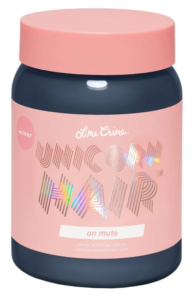 Shop Lime Crime Unicorn Hair Tint Semi-permanent Hair Color, 6.76 oz In On Mute