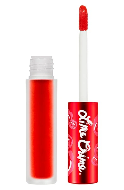 Shop Lime Crime Velvetines Matte Liquid Lipstick In New Americana