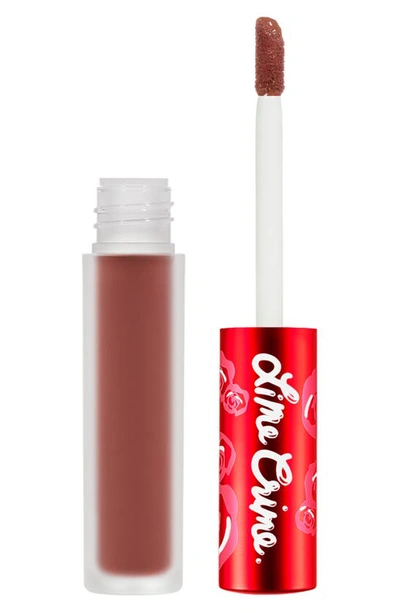 Shop Lime Crime Velvetines Matte Liquid Lipstick In Cindy