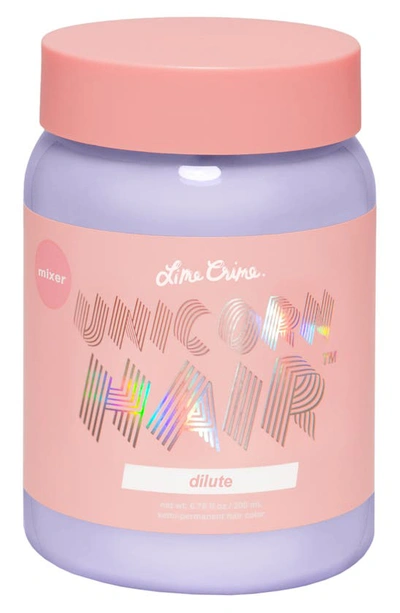 Shop Lime Crime Unicorn Hair Tint Semi-permanent Hair Color, 6.76 oz In Dilute