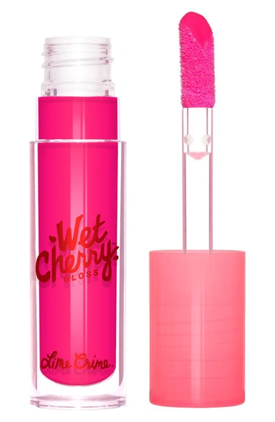 Shop Lime Crime Wet Cherry Gloss In Sour Cherry