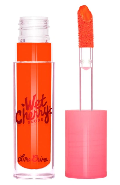 Shop Lime Crime Wet Cherry Gloss In Tangy Cherry