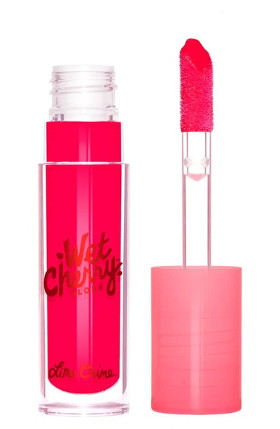 Shop Lime Crime Wet Cherry Gloss In Cherry Pie