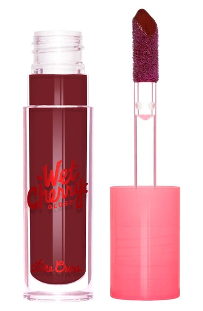 Shop Lime Crime Wet Cherry Gloss In Diet Cherry