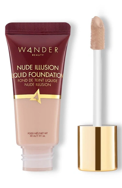 Shop Wander Beauty Nude Illusion Liquid Foundation In Fair