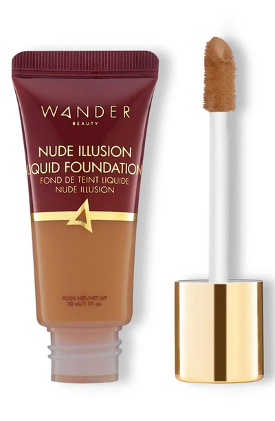 Shop Wander Beauty Nude Illusion Liquid Foundation In Golden Rich