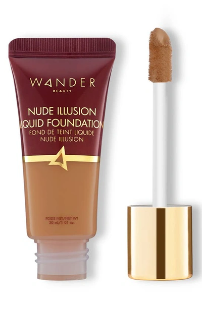 Shop Wander Beauty Nude Illusion Liquid Foundation In Rich