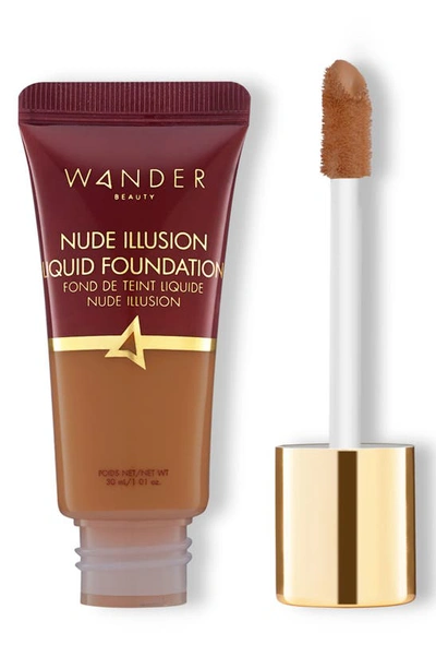 Shop Wander Beauty Nude Illusion Liquid Foundation In Rich Deep