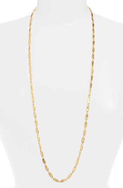 Shop Karine Sultan Long Chain Necklace In Gold