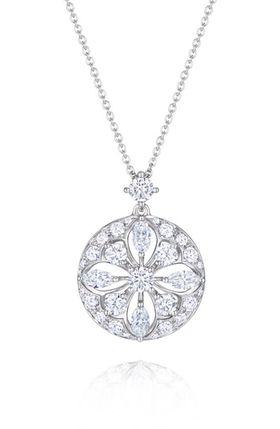 Shop Kwiat Star Pendant Necklace In White Gold