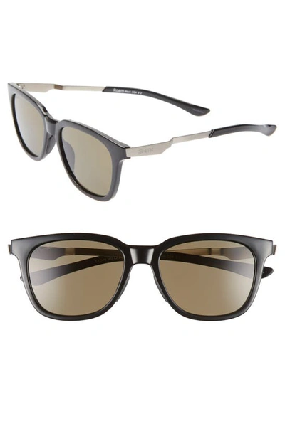 Shop Smith Roam 53mm Chromapop™ Polarized Sunglasses In Black/ Green