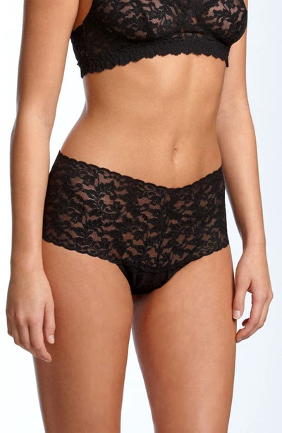 Shop Hanky Panky Retro High Waist Thong In Black