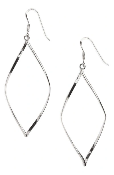Shop Argento Vivo Argento Vivo Marquise Earrings In Sterling Silver High Polish