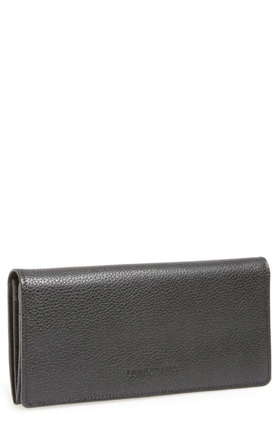 LONGCHAMP Le Foulonné Leather Continental Wallet