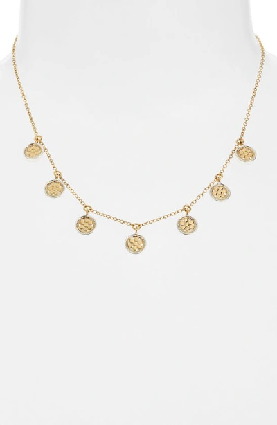 Shop Anna Beck Charm Collar Necklace In Gold