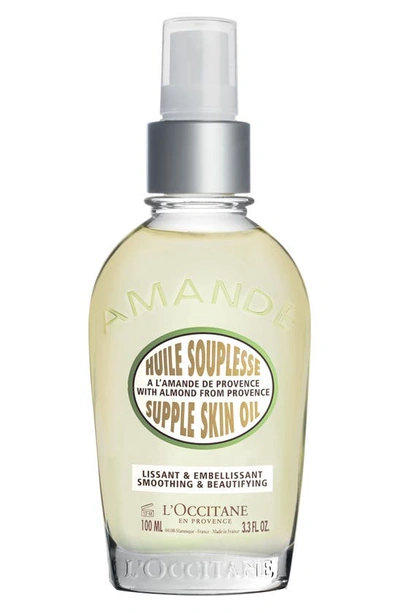 Shop L'occitane Almond Supple Skin Oil, 3.4 oz