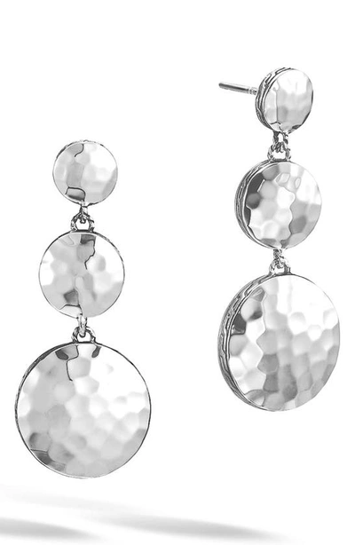 Shop John Hardy 'dot' Drop Earrings In Silver