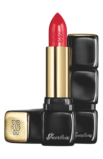 Shop Guerlain Kisskiss Creamy Satin Lipstick In 325 Rouge Kiss