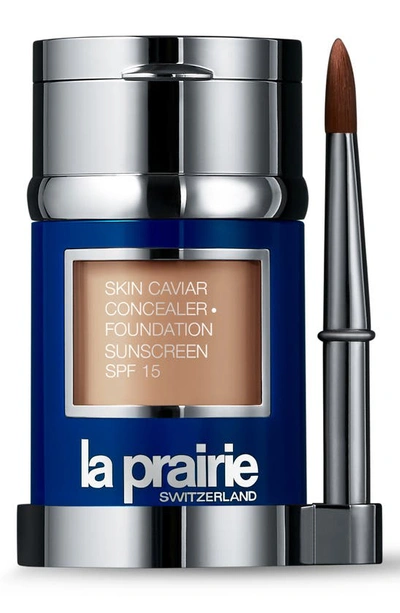 Shop La Prairie Skin Caviar Concealer Foundation Sunscreen Spf 15 In Warm Linen