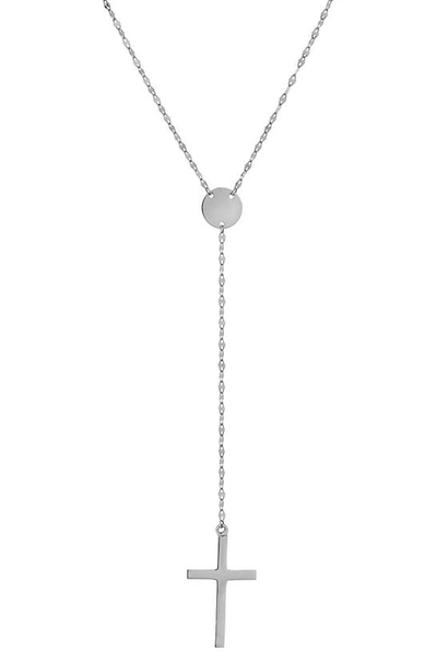 Shop Lana Jewelry Crossary Y-necklace In White Gold