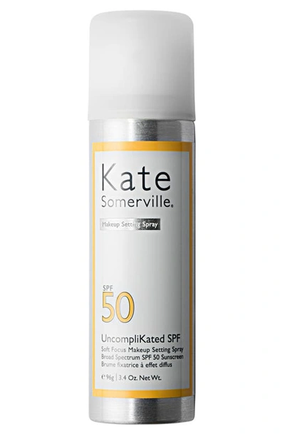 Shop Kate Somerviller Uncomplikated Spf Makeup Setting Spray Spf 50