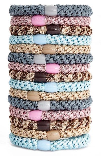 Shop L Erickson L. Erickson Grab & Go 15-pack Braided Ponytail Holders In Ballerina