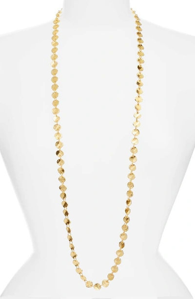 Shop Karine Sultan Sophia Long Necklace In Gold