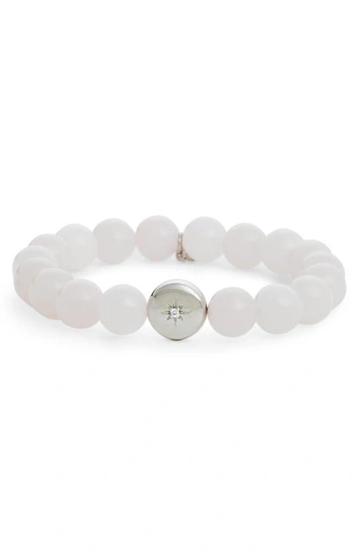 Shop Anzie Star Charm Bracelet In Pink/ Silver