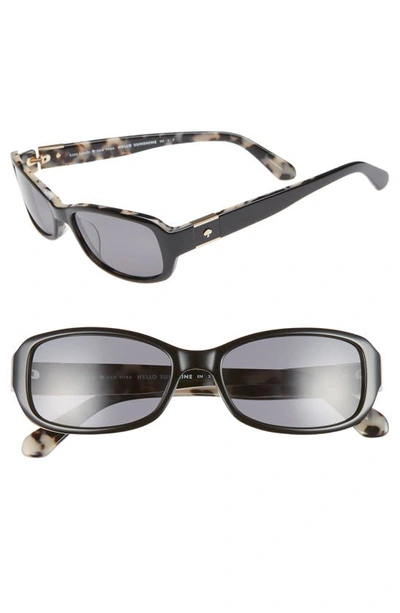 Shop Kate Spade Paxton2 53mm Polarized Sunglasses In Black Havana Polarized