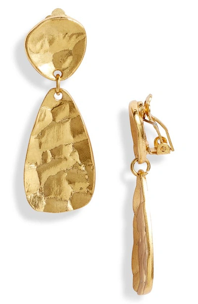 Shop Karine Sultan Drop Earrings In Gold