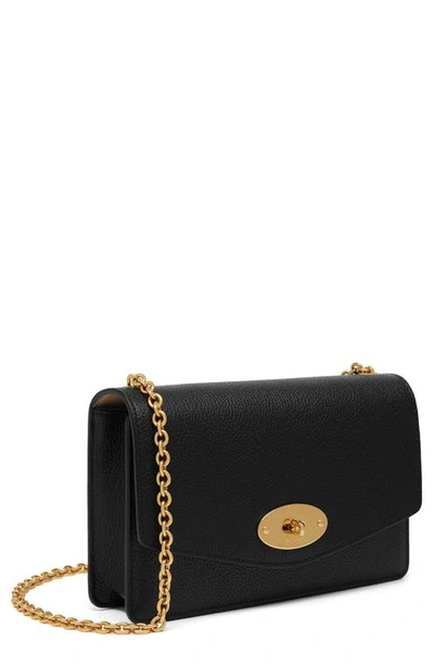Shop Mulberry Small Darley Leather Clutch In Black