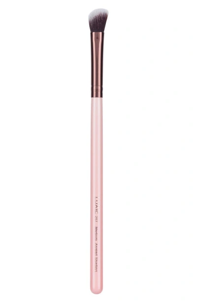 Shop Luxie 207 Rose Gold Medium Angled Shading Eye Brush