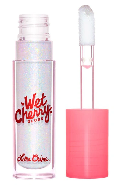 Shop Lime Crime Wet Cherry Gloss In Disco Cherry