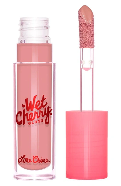 Shop Lime Crime Wet Cherry Gloss In Naked Cherry