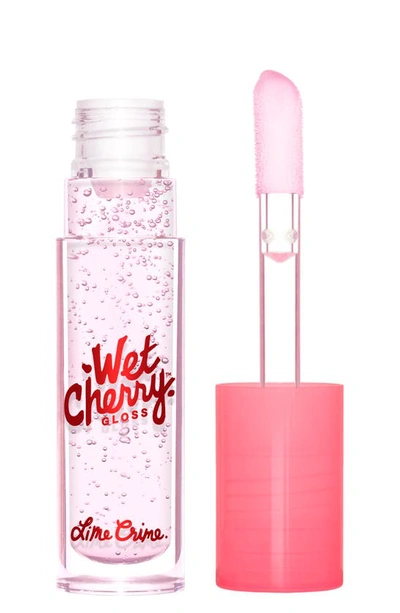 Shop Lime Crime Wet Cherry Gloss In Extra Poppin