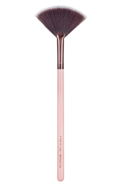 Shop Luxie 560 Rose Gold Medium Fan Face Brush