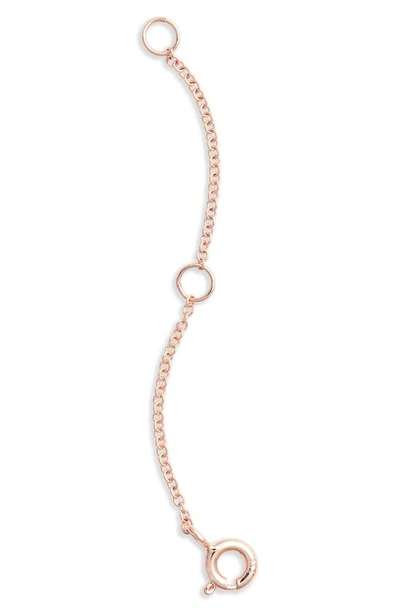 Shop Ef Collection Necklace Extender In Rose Gold