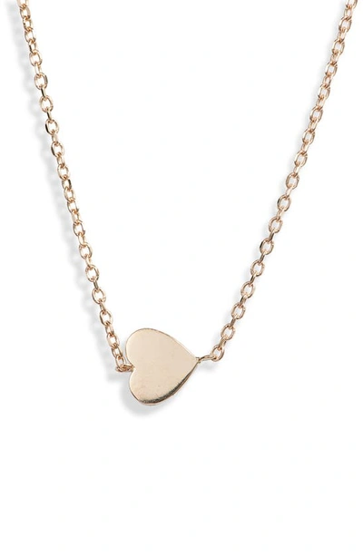 Shop Anzie Love Letter Heart Pendant Necklace In Gold