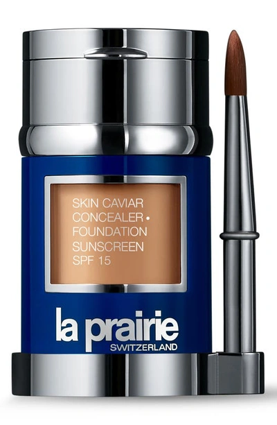 Shop La Prairie Skin Caviar Concealer + Foundation Sunscreen Spf 15 In Warm Beige