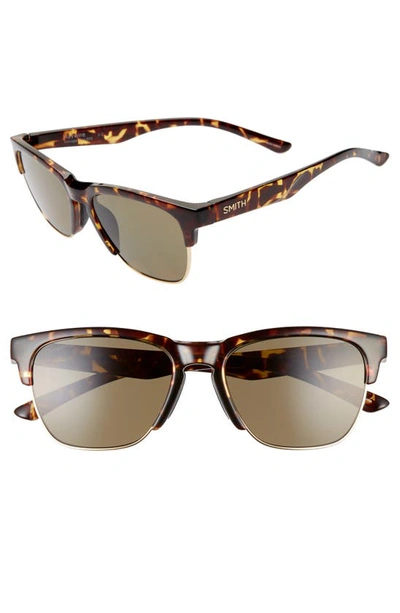 Shop Smith Haywire 55mm Chromapop™ Polarized Sunglasses In Vintage Tortoise/ Gray Green