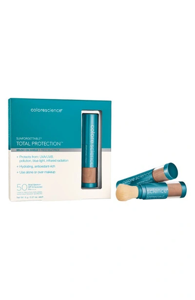 Shop Coloresciencer ® Sunforegettable® Total Protection Brush-on Sunscreen Spf 50 In Deep
