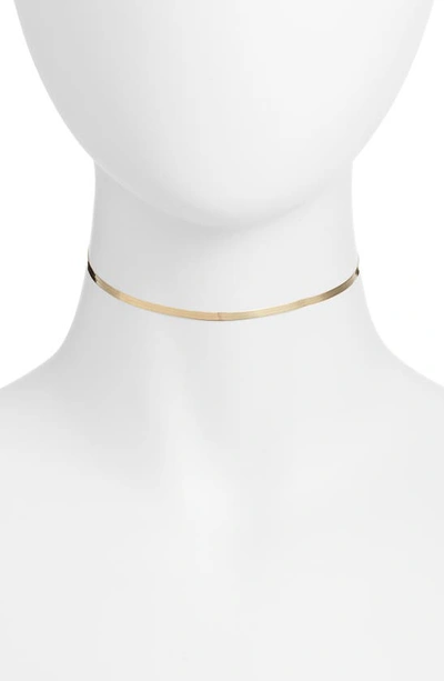 Shop Lana Jewelry Liquid Gold Chain Choker In Yellow Gold