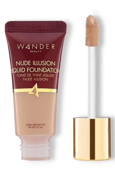 Shop Wander Beauty Nude Illusion Liquid Foundation In Light