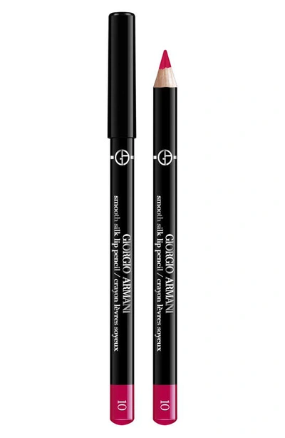 Shop Giorgio Armani Smooth Silk Lip Pencil In 10