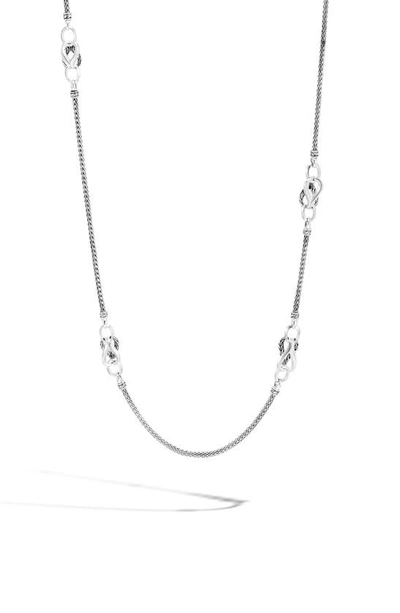 Shop John Hardy Asli Classic Chain Link Mini Chain Sautoir Necklace In Silver