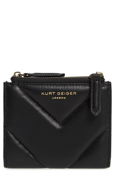 Shop Kurt Geiger Mini Leather Clutch In Black